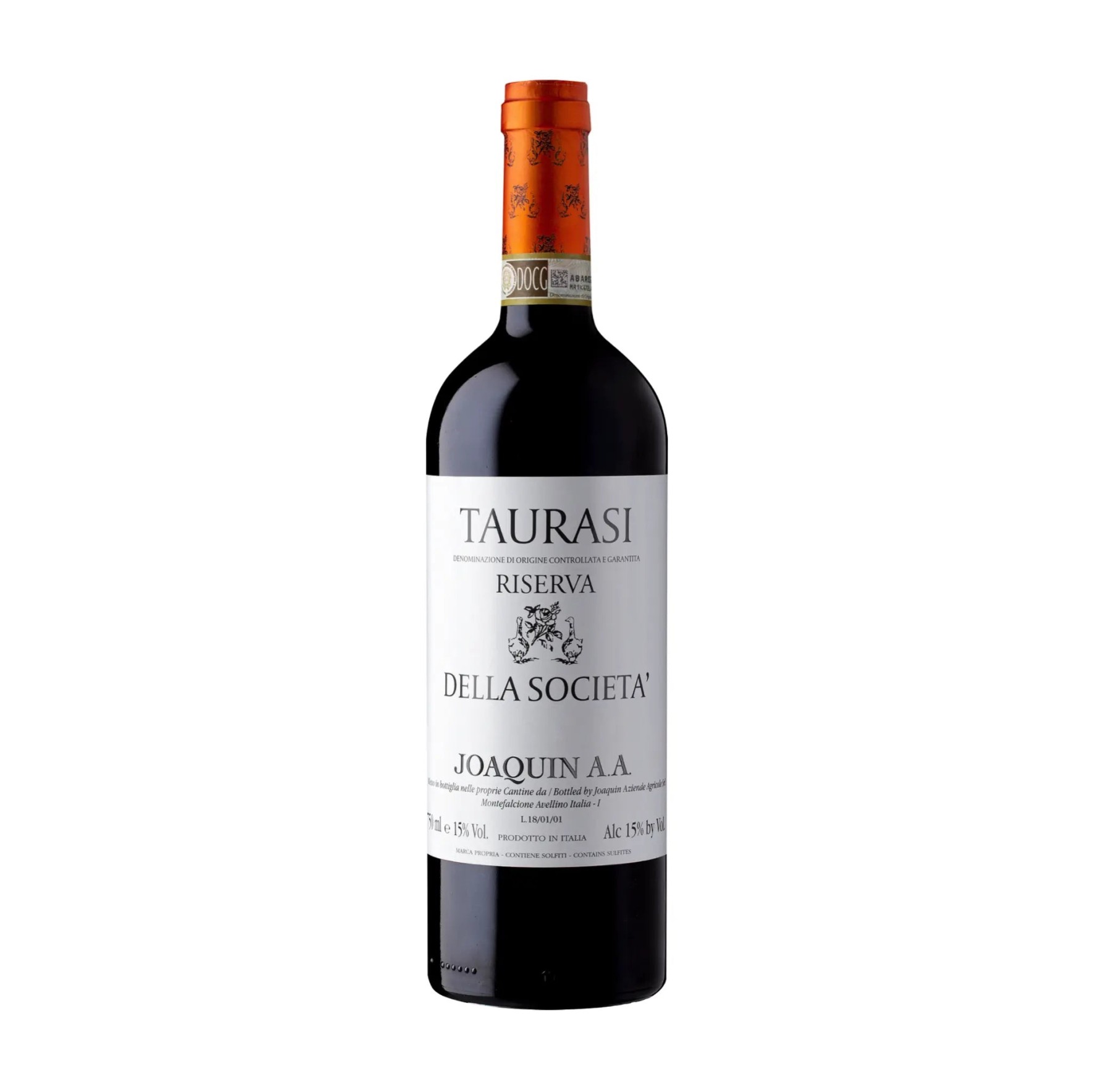 Taurasi Riserva della Società 2015